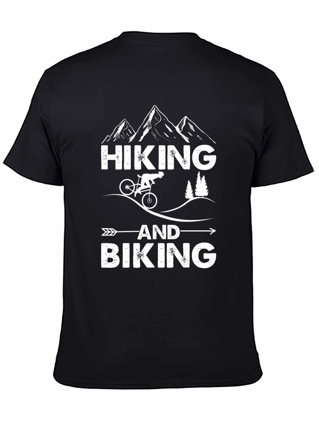Hiking and Biking T-Shirt Outdoor Adventure Tee