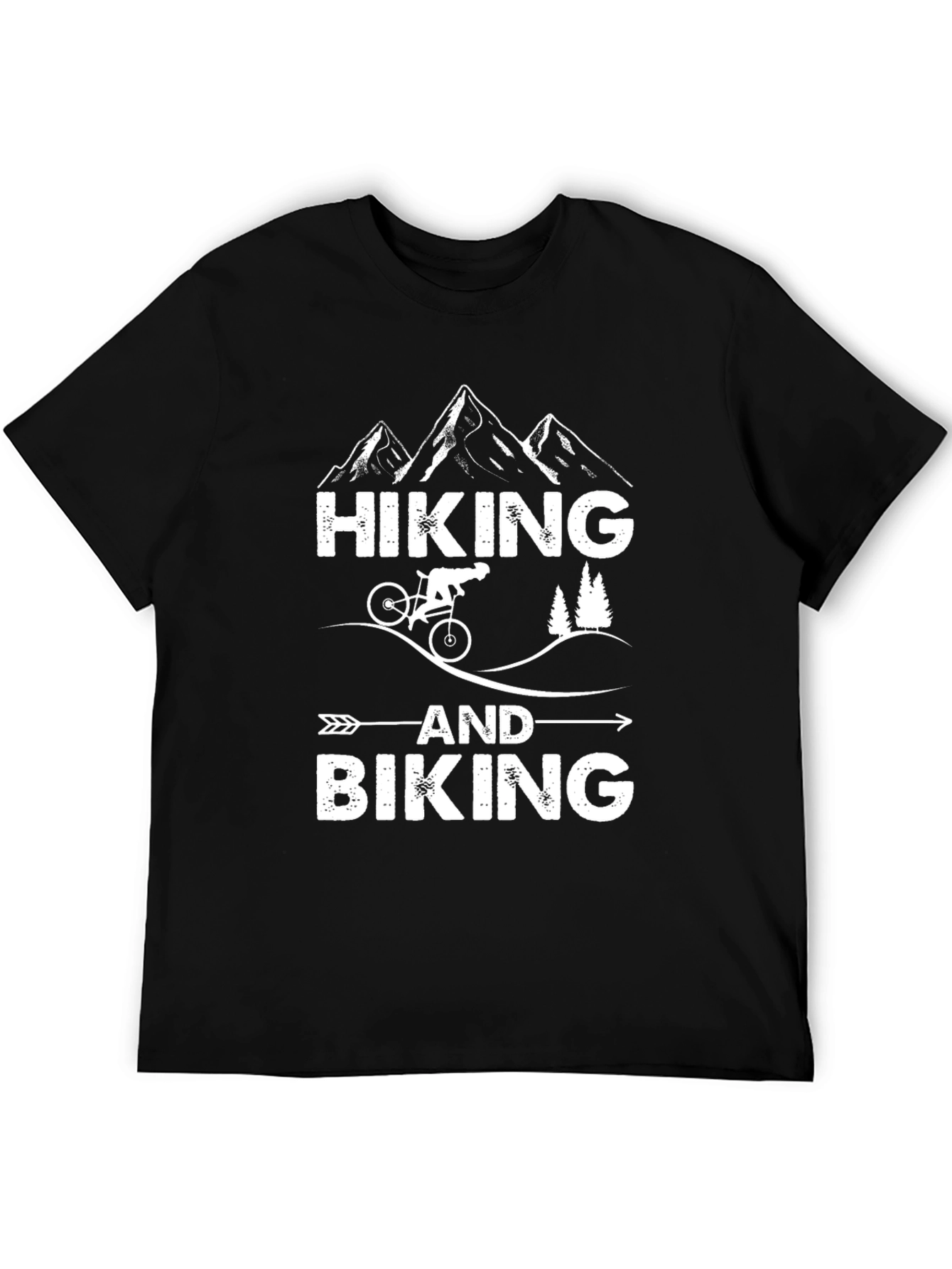 Hiking and Biking T-Shirt Outdoor Adventure Tee