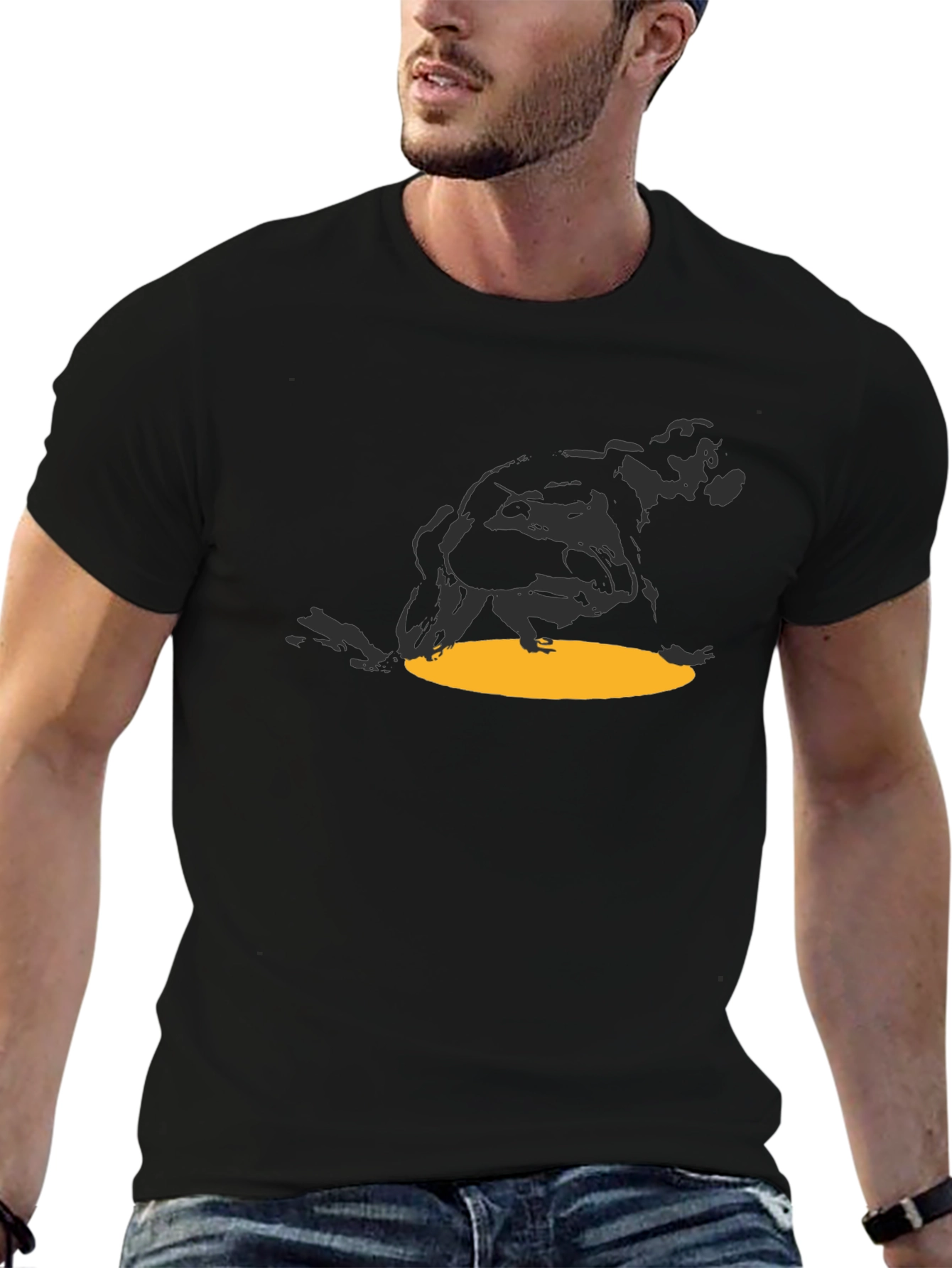 Abstract Gorilla Graphic Tee - Casual Comfort