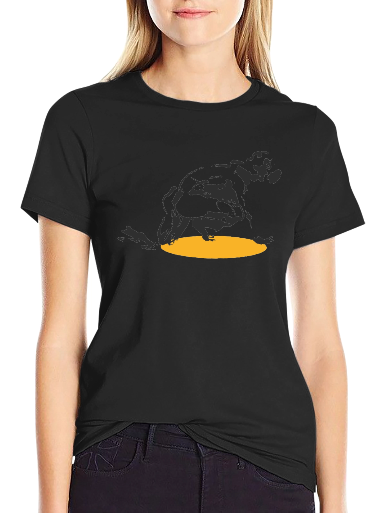 Abstract Gorilla Graphic Tee - Casual Comfort