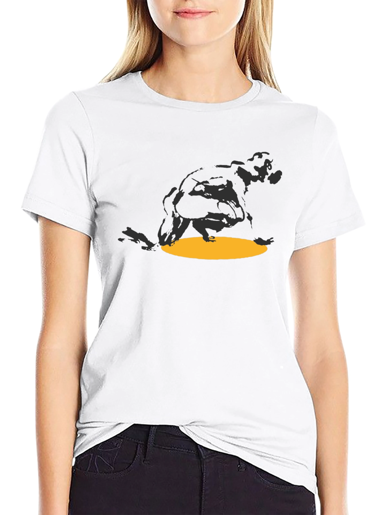 Abstract Gorilla Graphic Tee - Casual Comfort