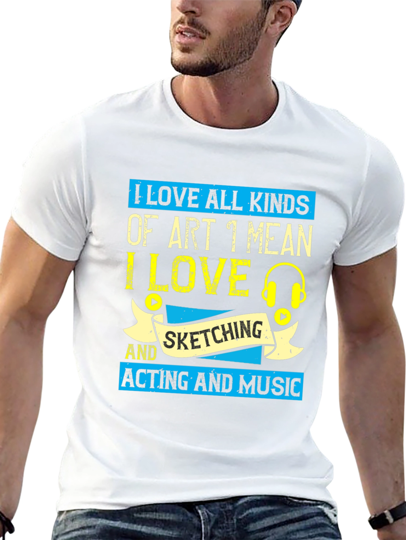 I Love All Kinds of Art Graphic T-Shirt