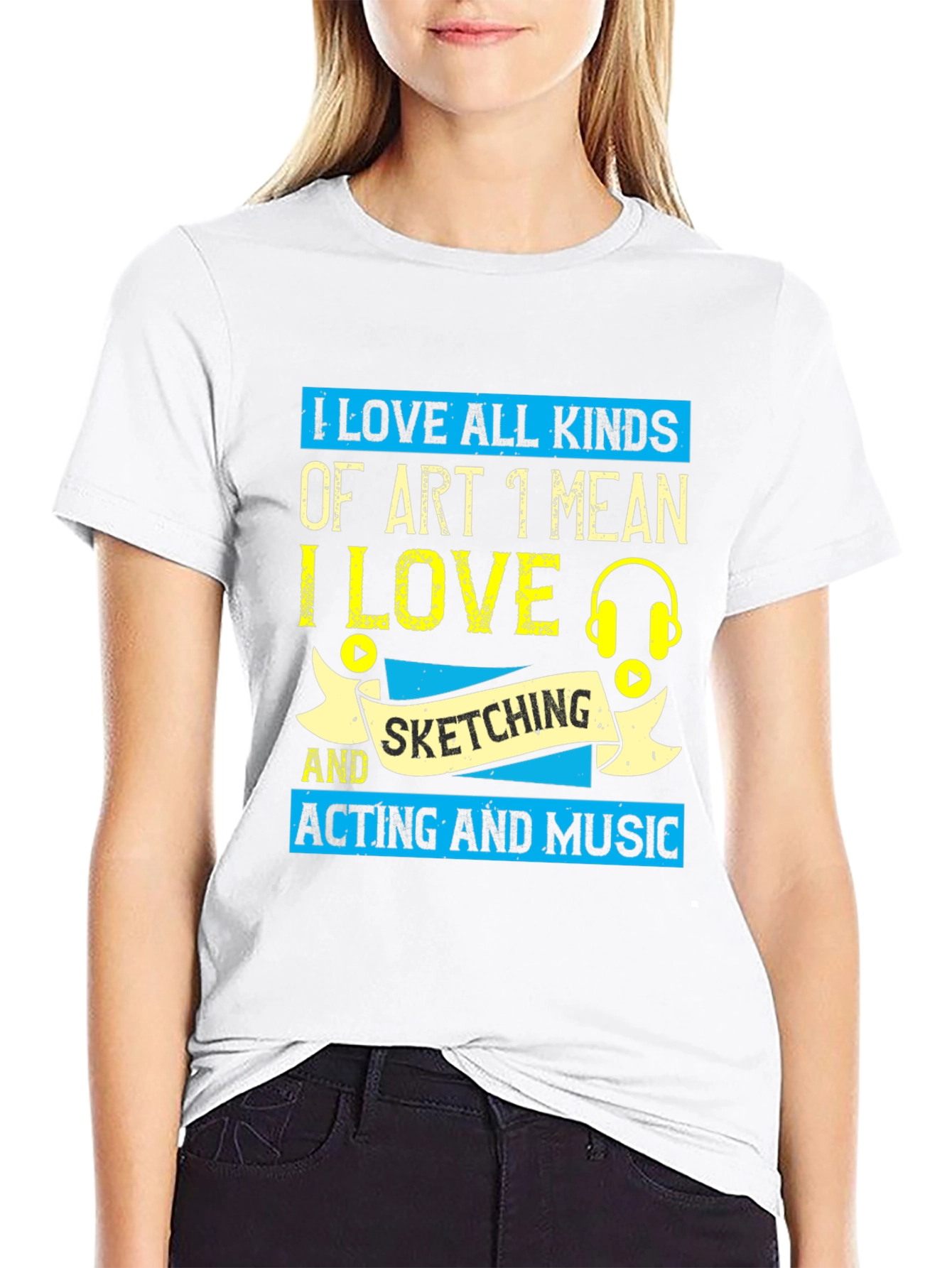 I Love All Kinds of Art Graphic T-Shirt