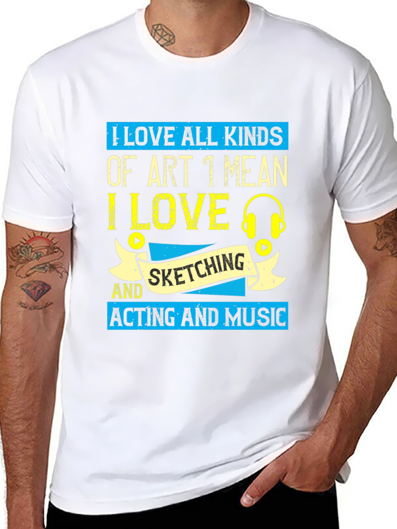 I Love All Kinds of Art Graphic T-Shirt