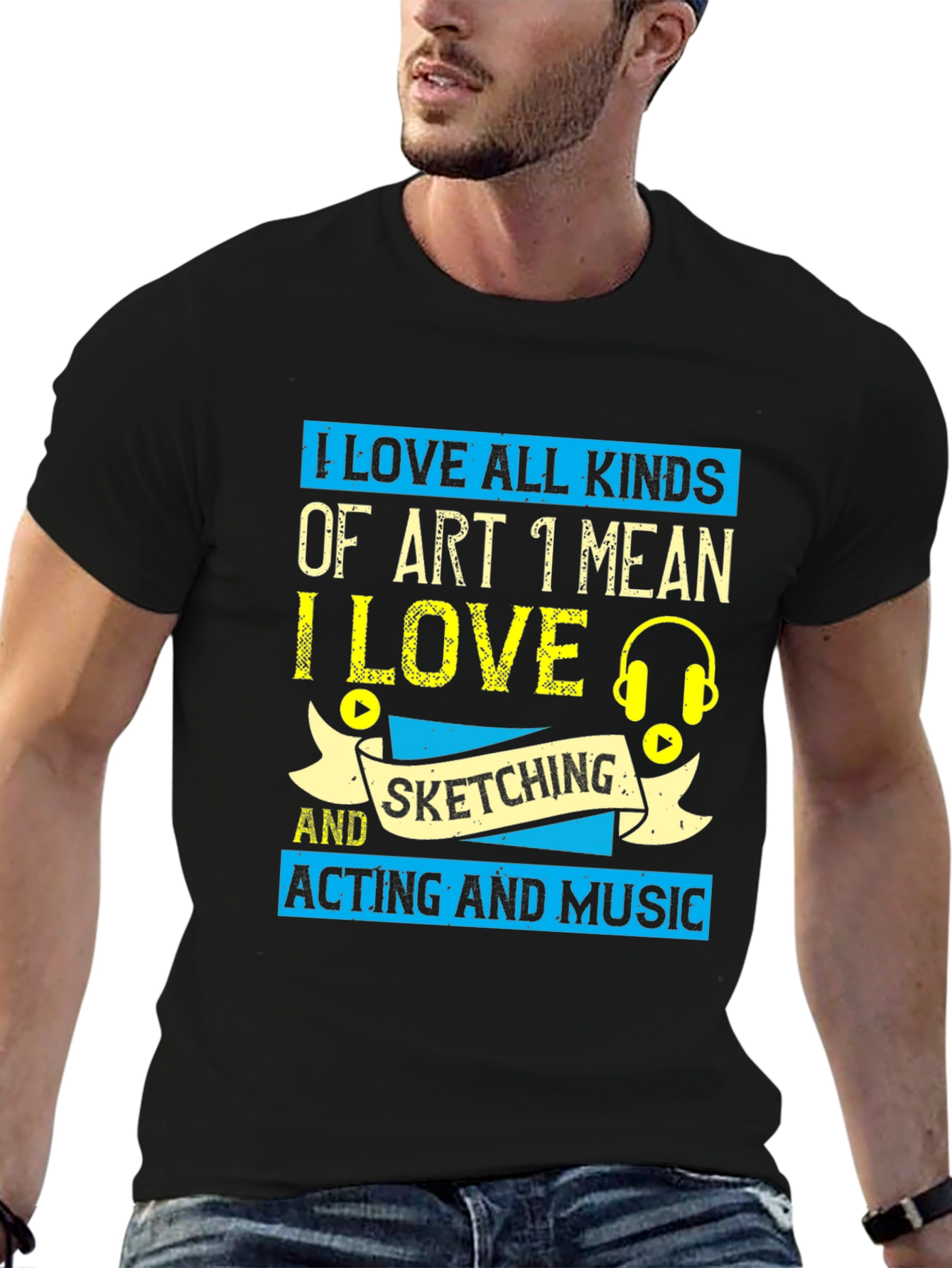I Love All Kinds of Art Graphic T-Shirt