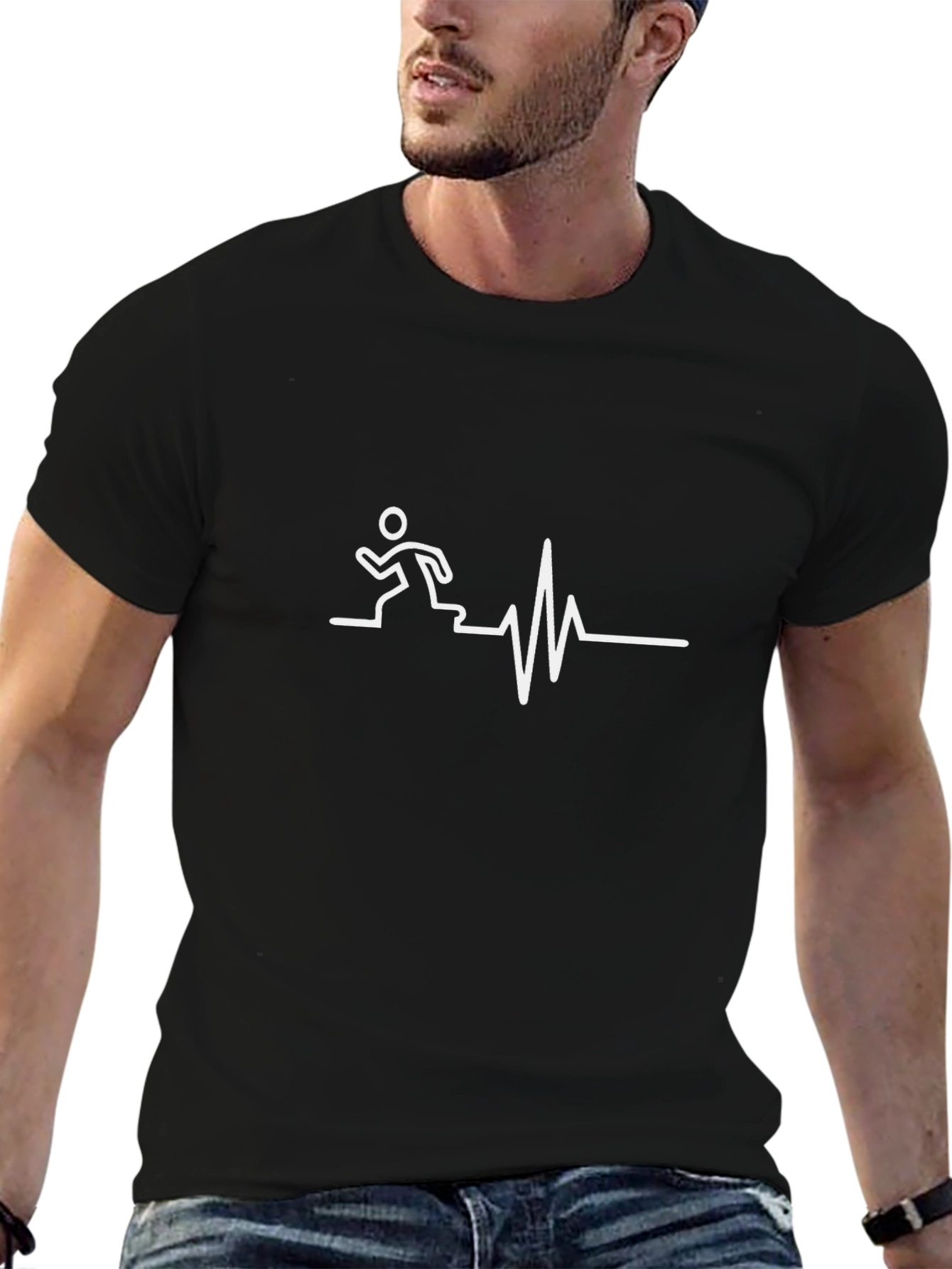 Runner Heartbeat Graphic T-Shirt
