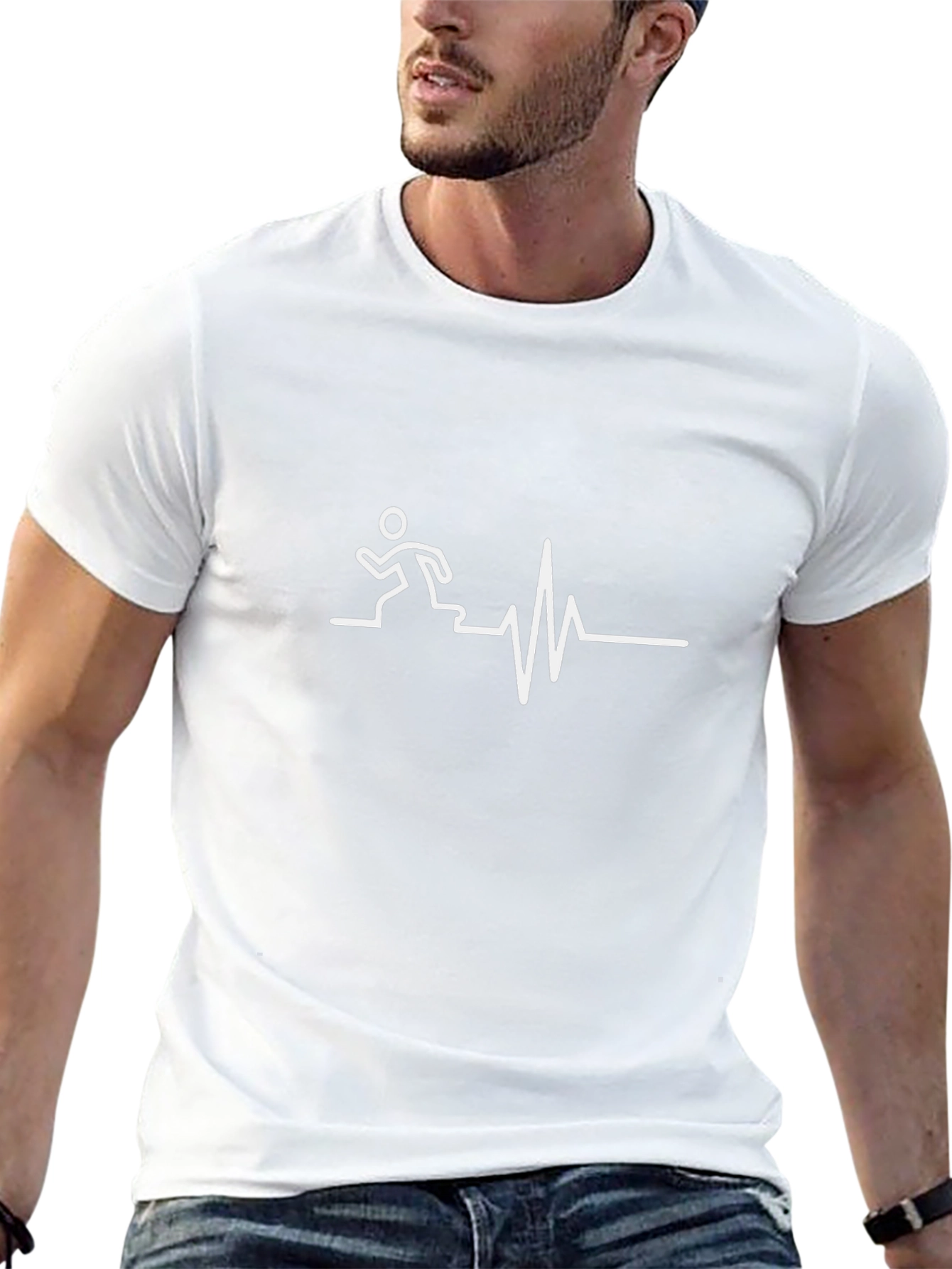 Runner Heartbeat Graphic T-Shirt