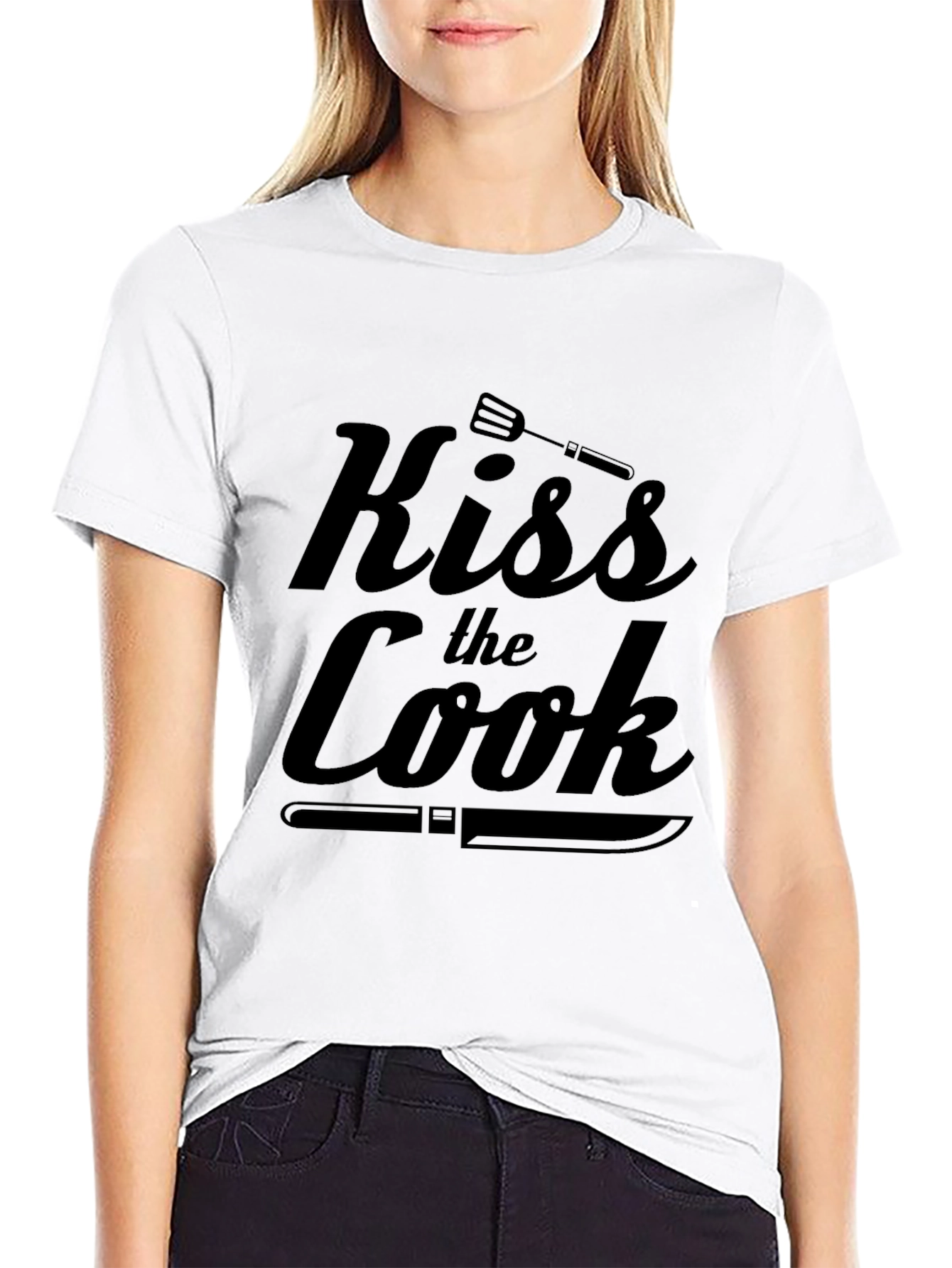 Kiss the Cook T-Shirt - Funny Chef Tee