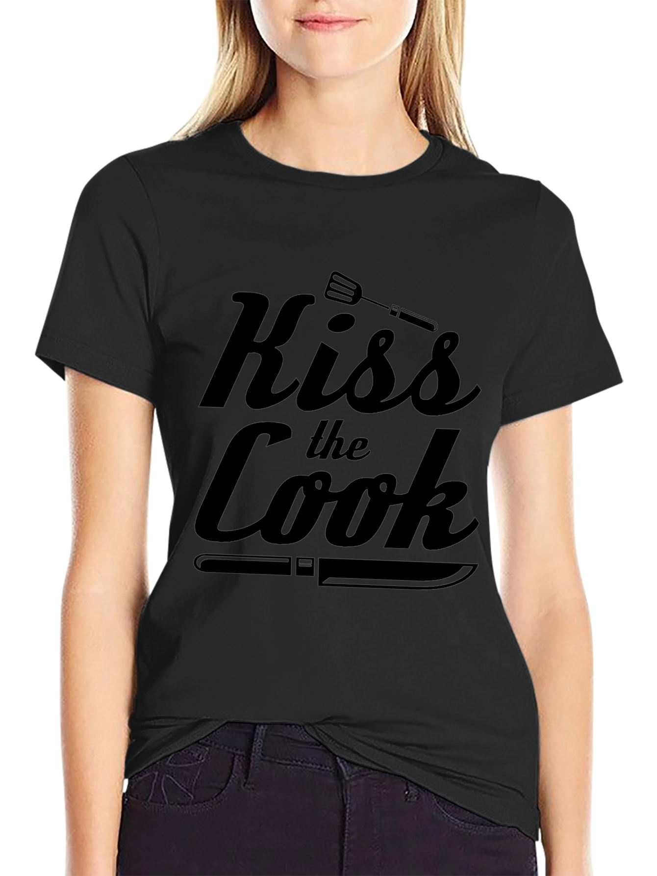 Kiss the Cook T-Shirt - Funny Chef Tee