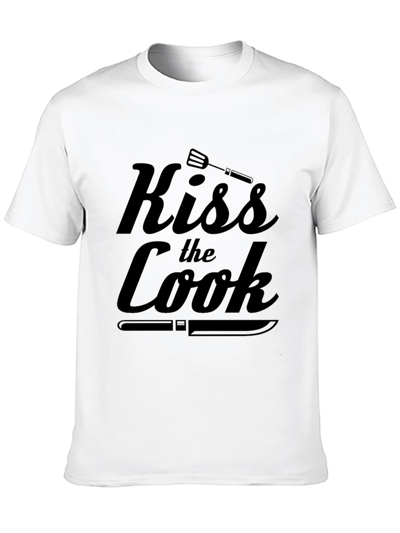 Kiss the Cook T-Shirt - Funny Chef Tee