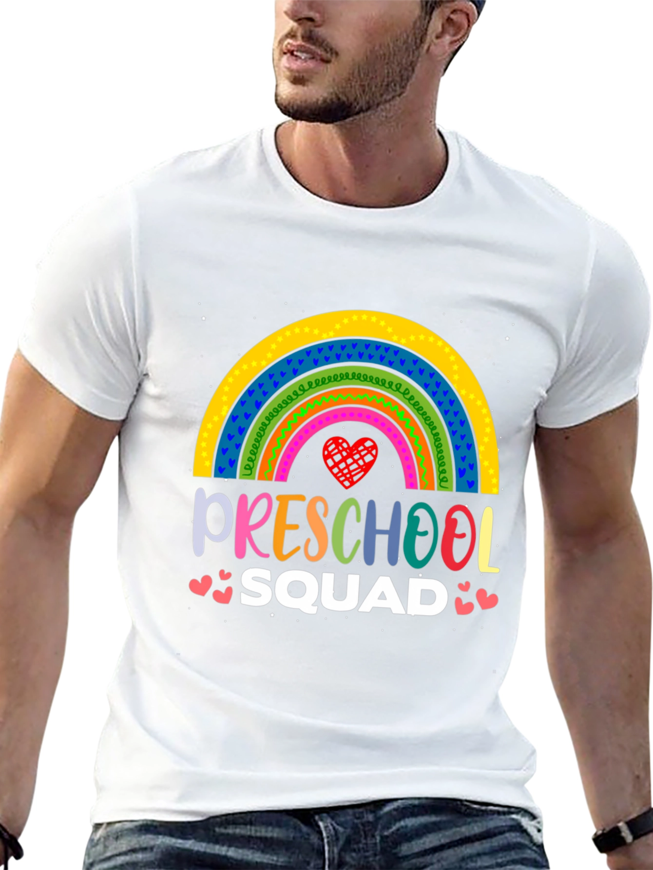 Preschool Squad Rainbow T-Shirt
