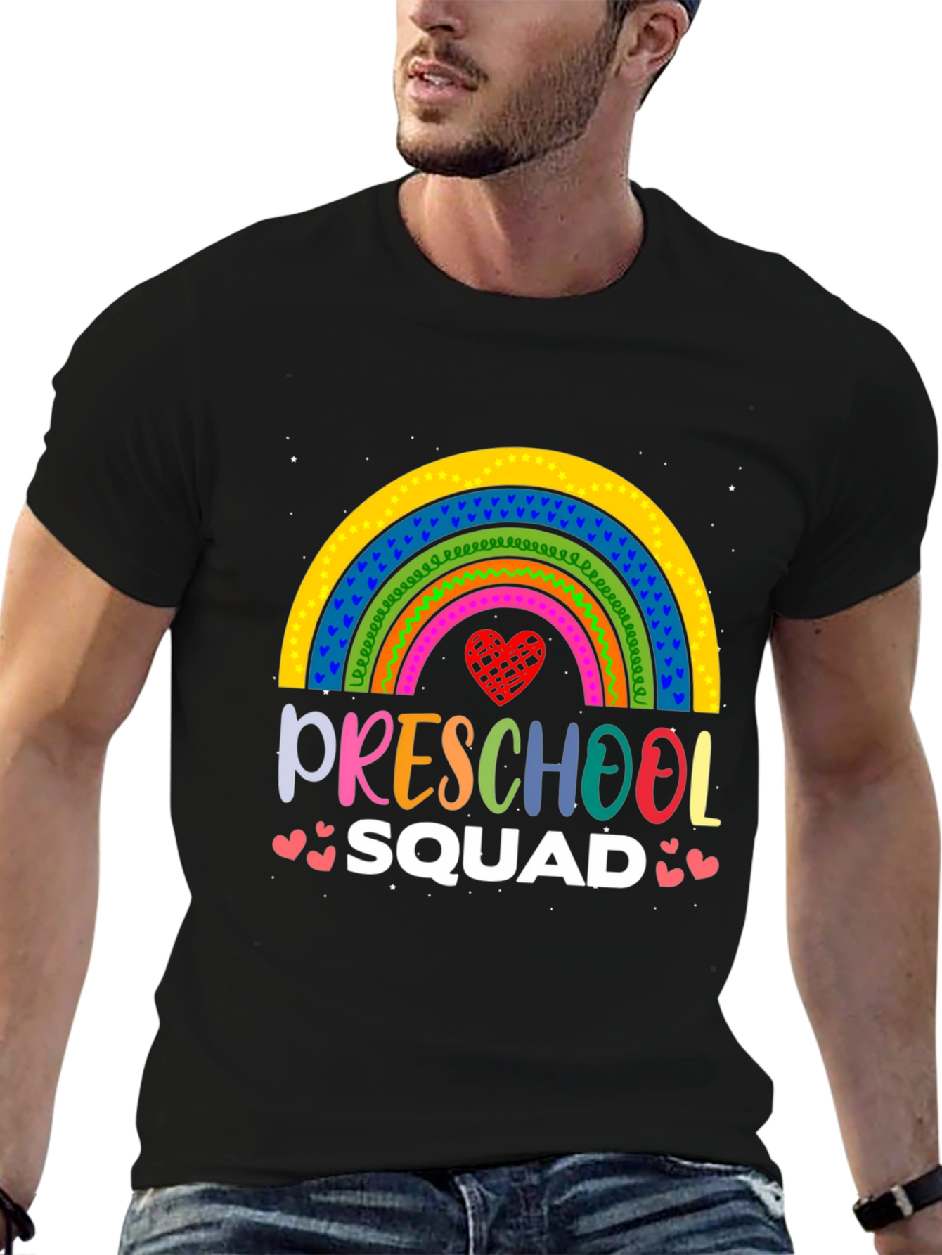 Preschool Squad Rainbow T-Shirt