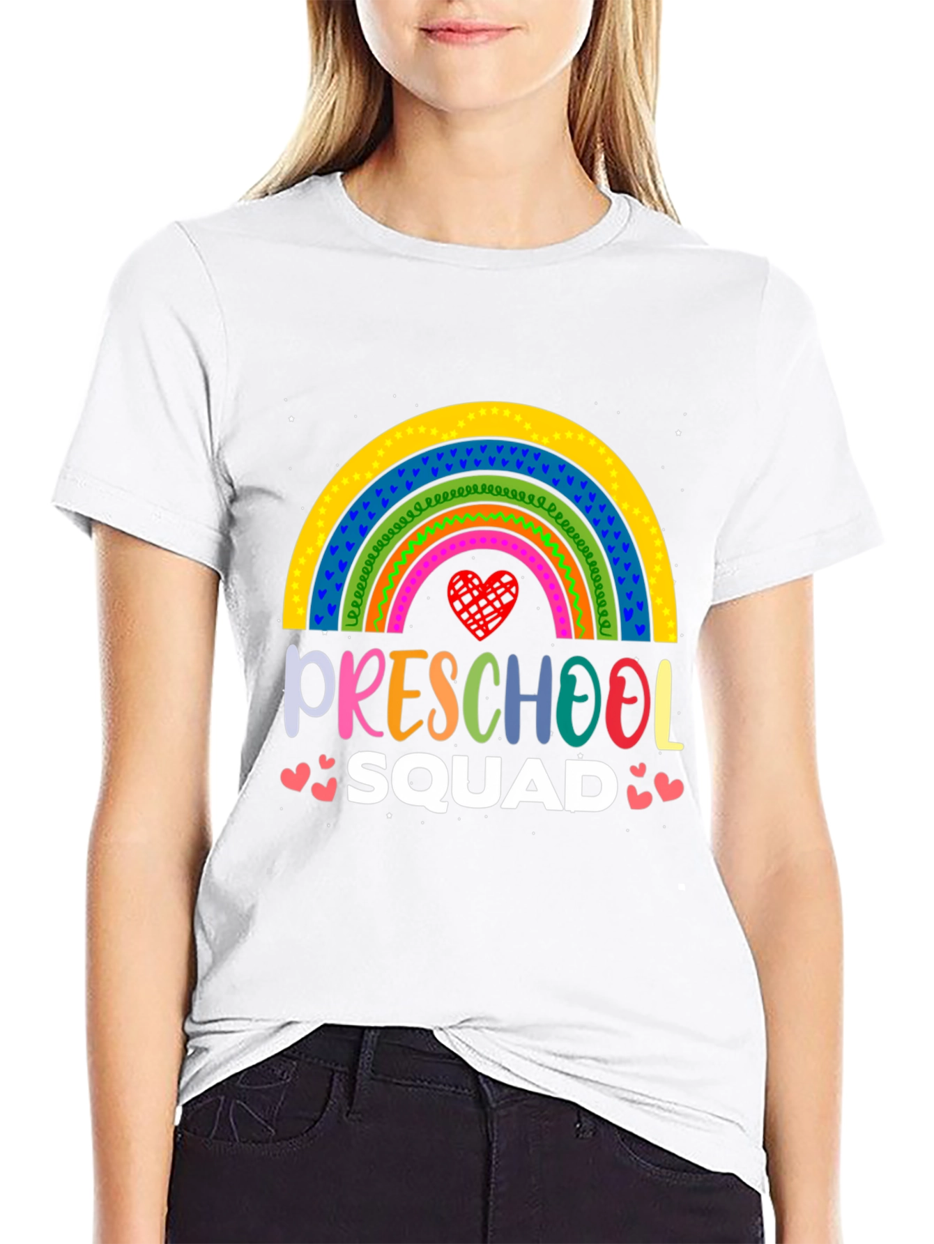 Preschool Squad Rainbow T-Shirt