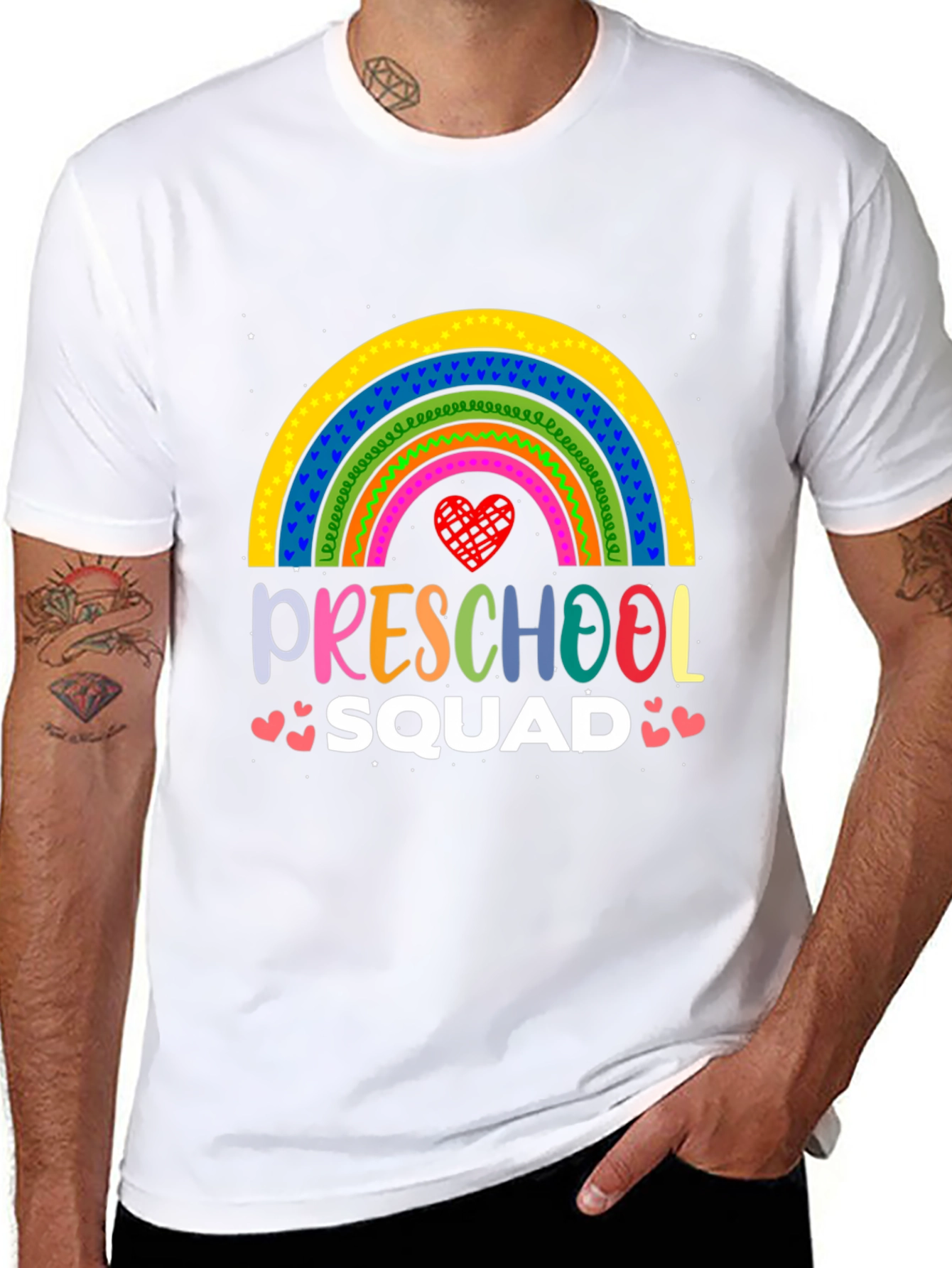 Preschool Squad Rainbow T-Shirt