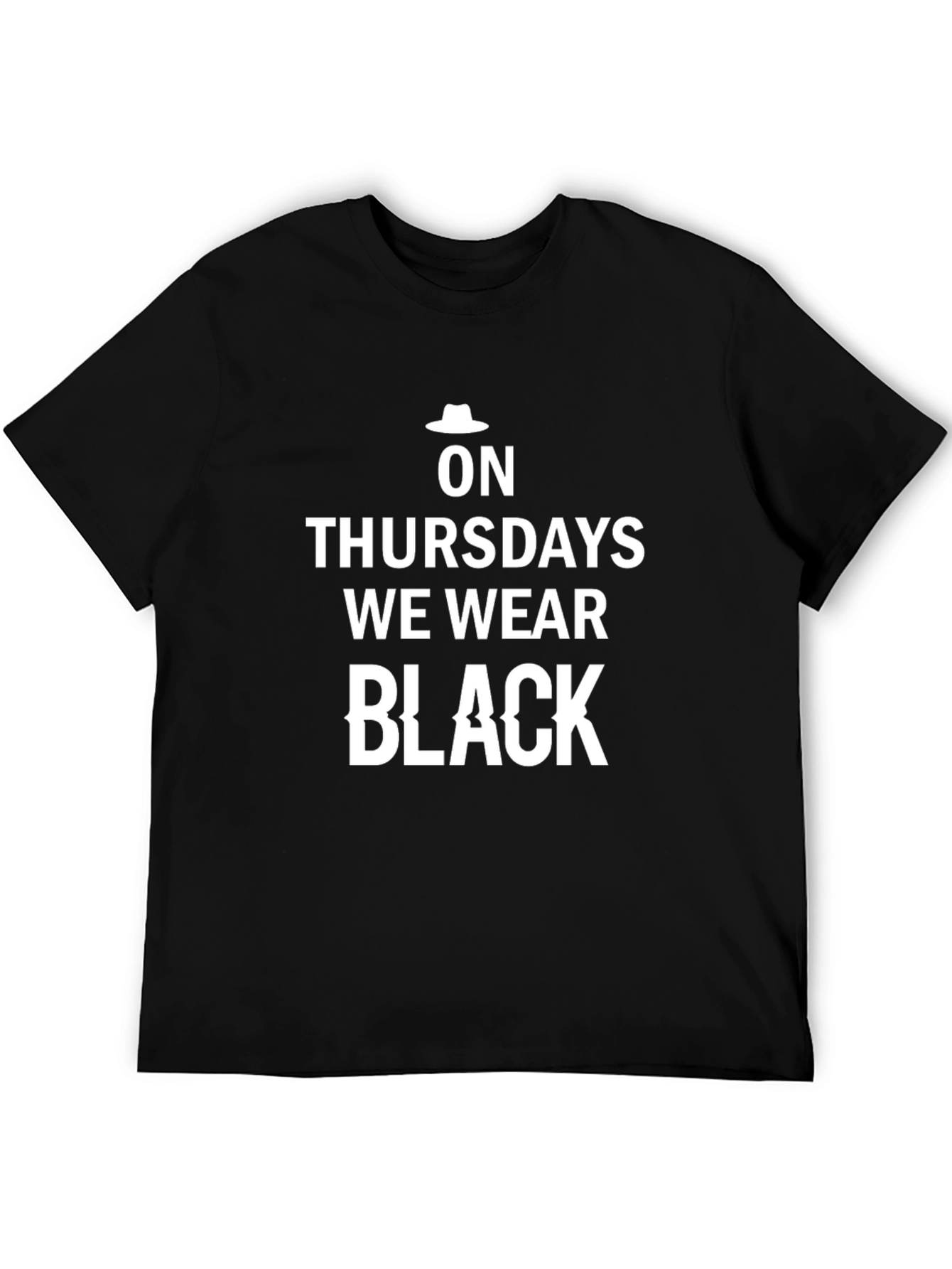 On Thursdays We Wear Black T-Shirt