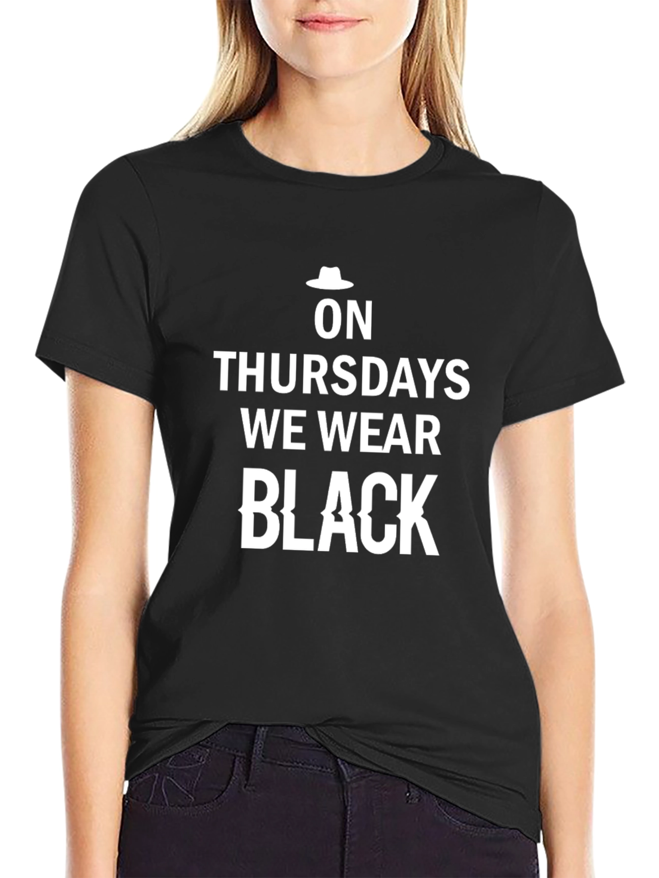 On Thursdays We Wear Black T-Shirt