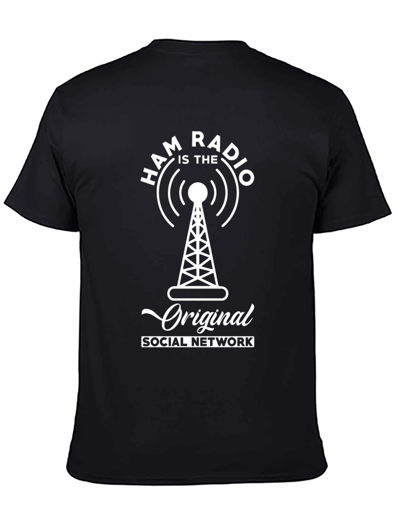 Ham Radio Original Social Network Graphic Tee