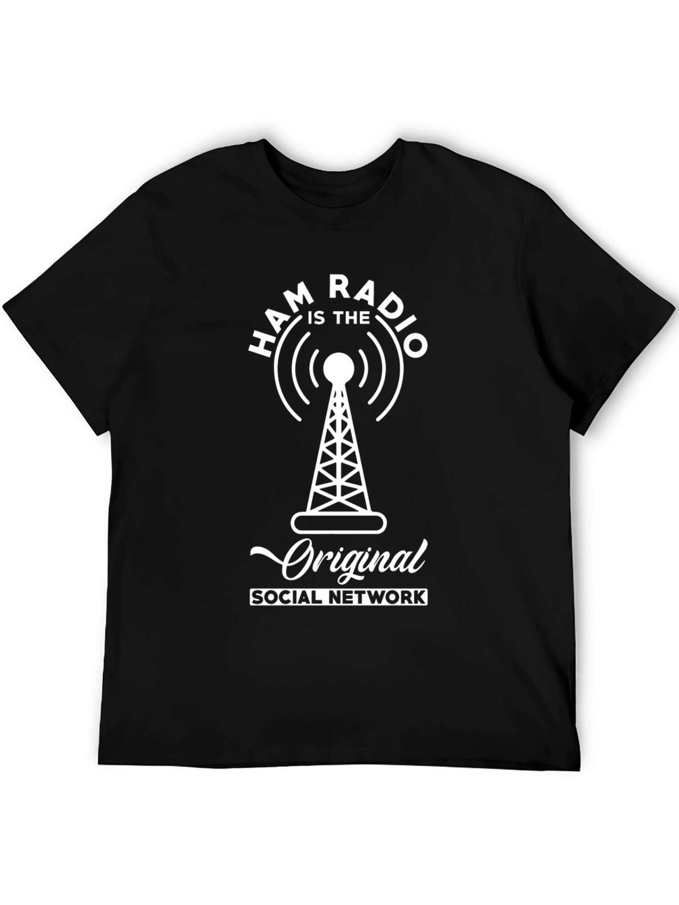 Ham Radio Original Social Network Graphic Tee