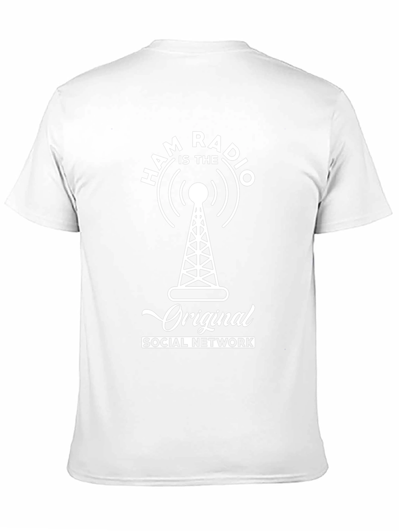 Ham Radio Original Social Network Graphic Tee