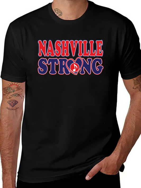 Nashville Strong Graphic Tee - Black