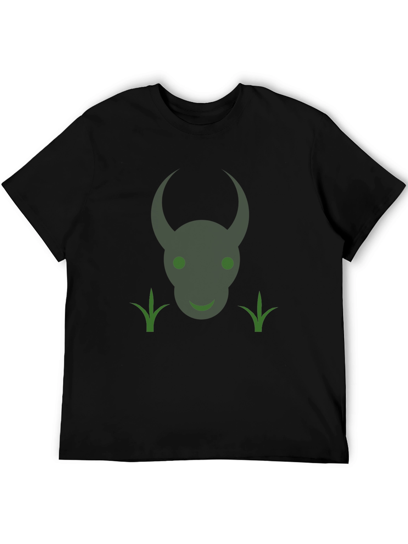 Green Devil Face Graphic Tee