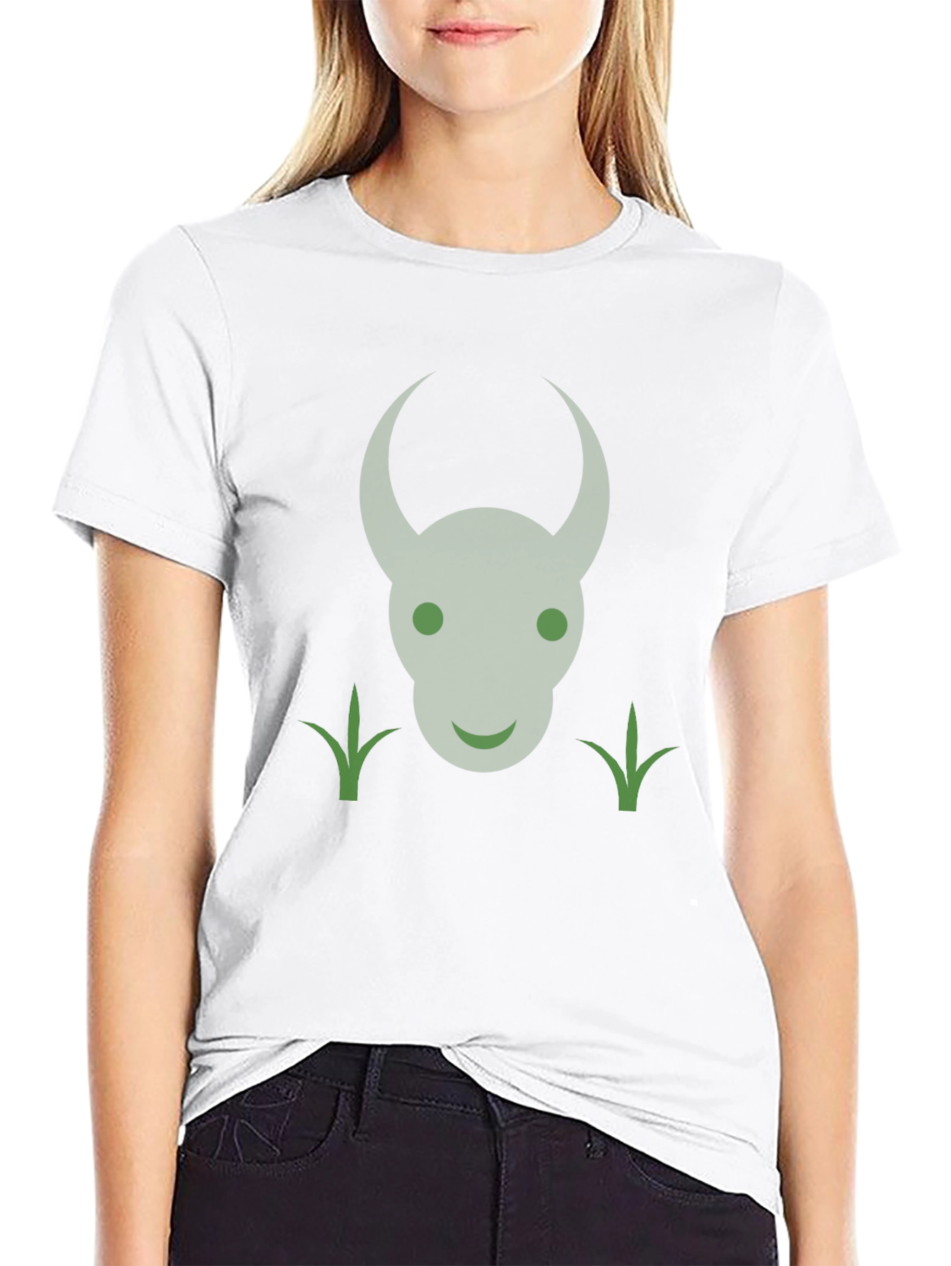 Green Devil Face Graphic Tee