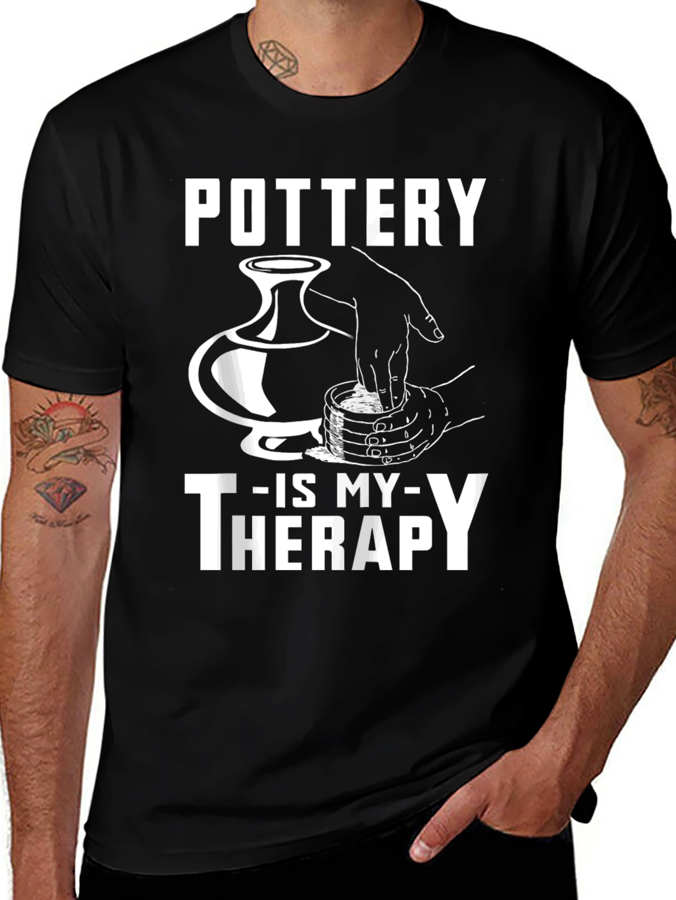 Pottery Is My Therapy Graphic T-Shirt
