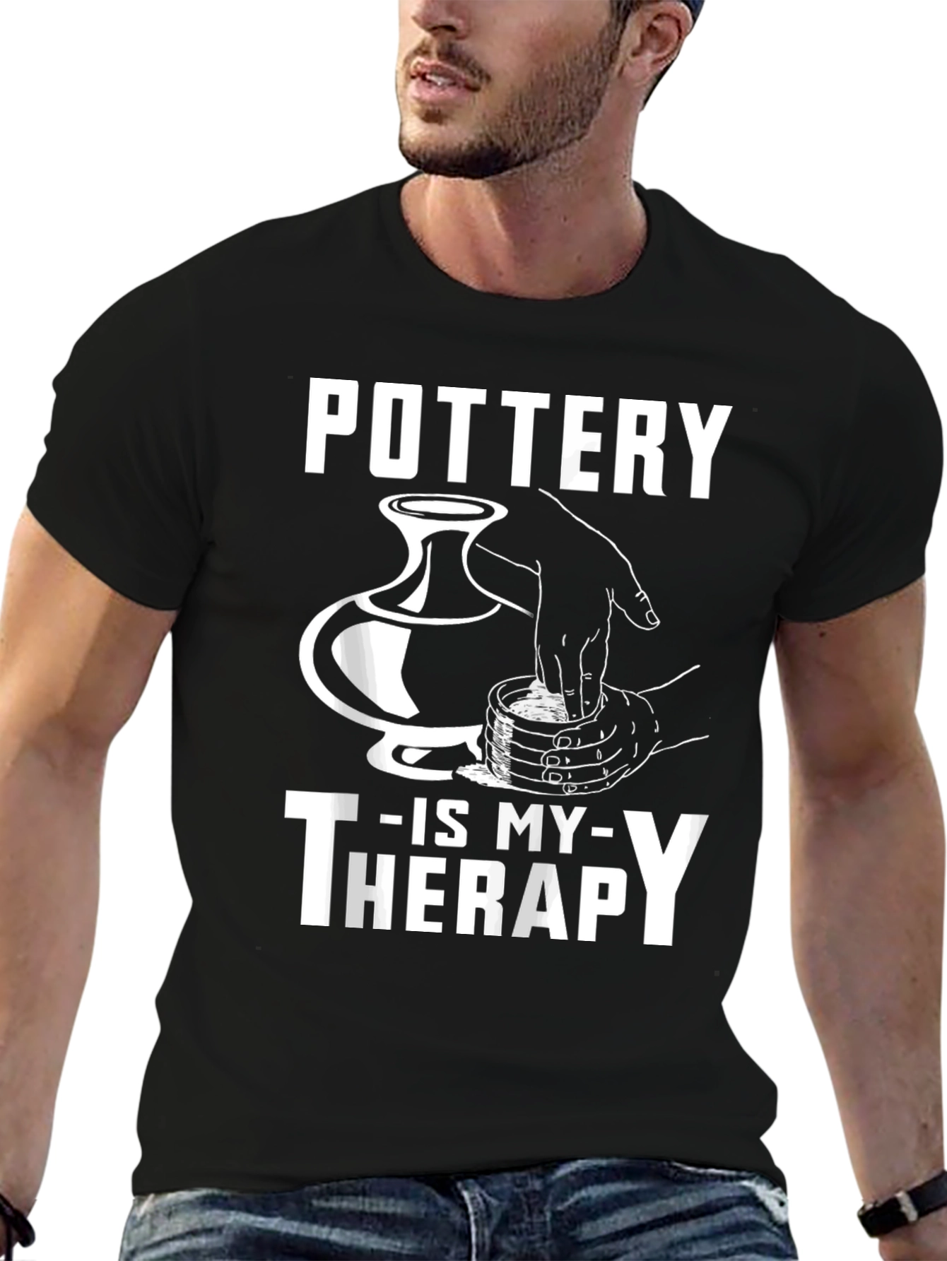 Pottery Is My Therapy Graphic T-Shirt