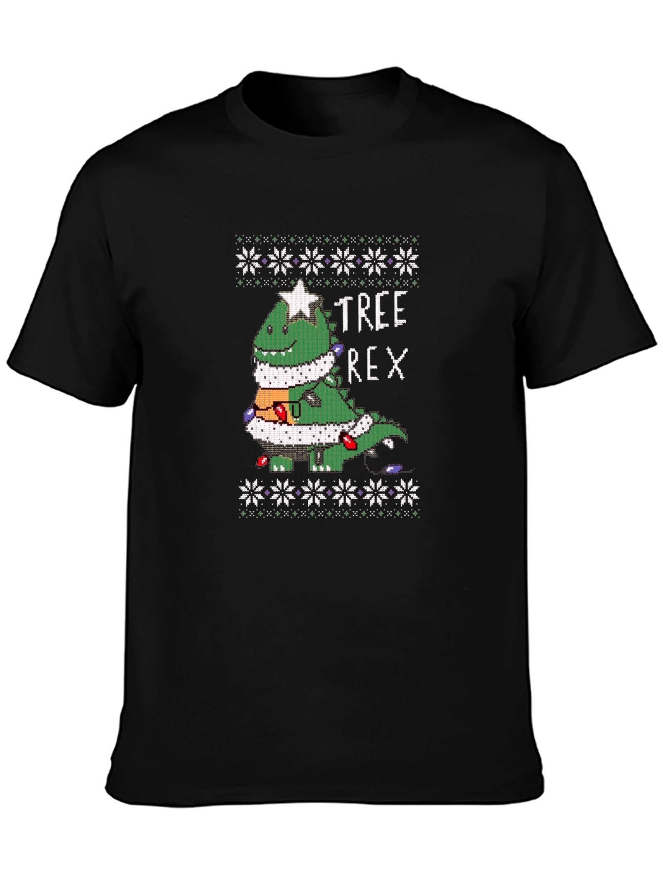 Festive Tree Rex Christmas T-Shirt