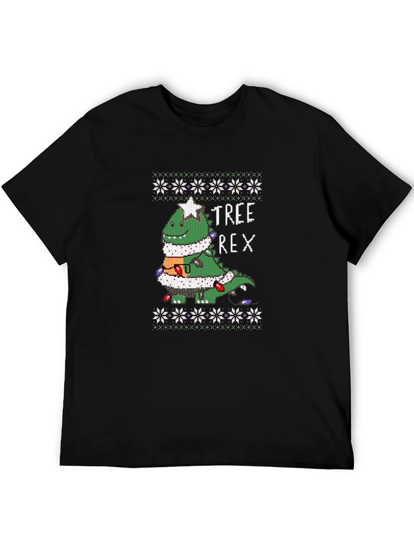 Festive Tree Rex Christmas T-Shirt