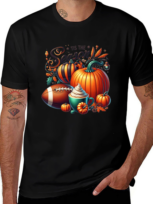 Tis the Season Football Pumpkin T-Shirt
