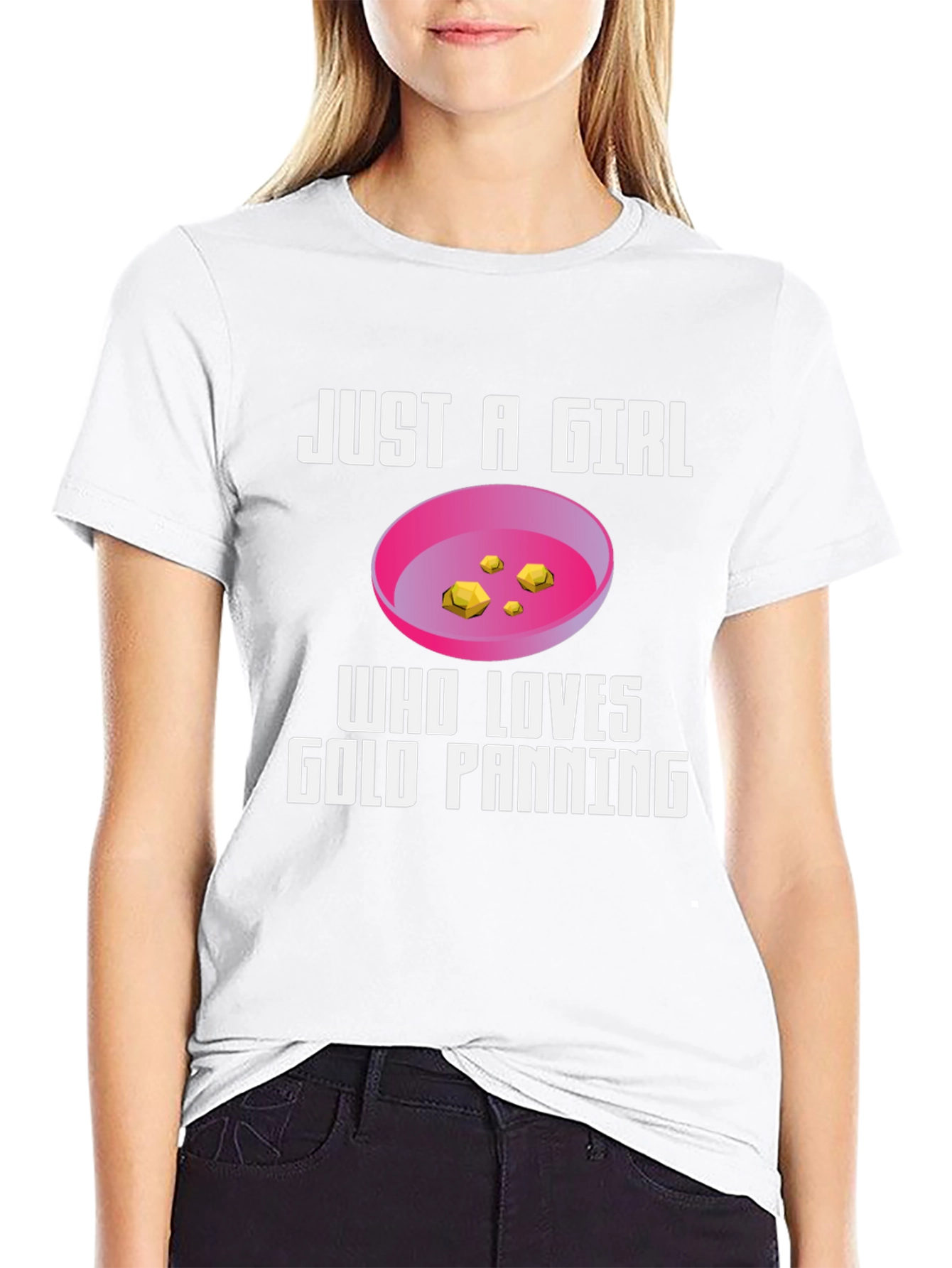 Just A Girl Who Loves Gold Panning T-Shirt