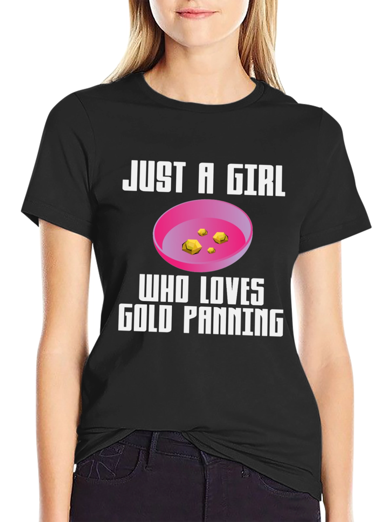 Just A Girl Who Loves Gold Panning T-Shirt