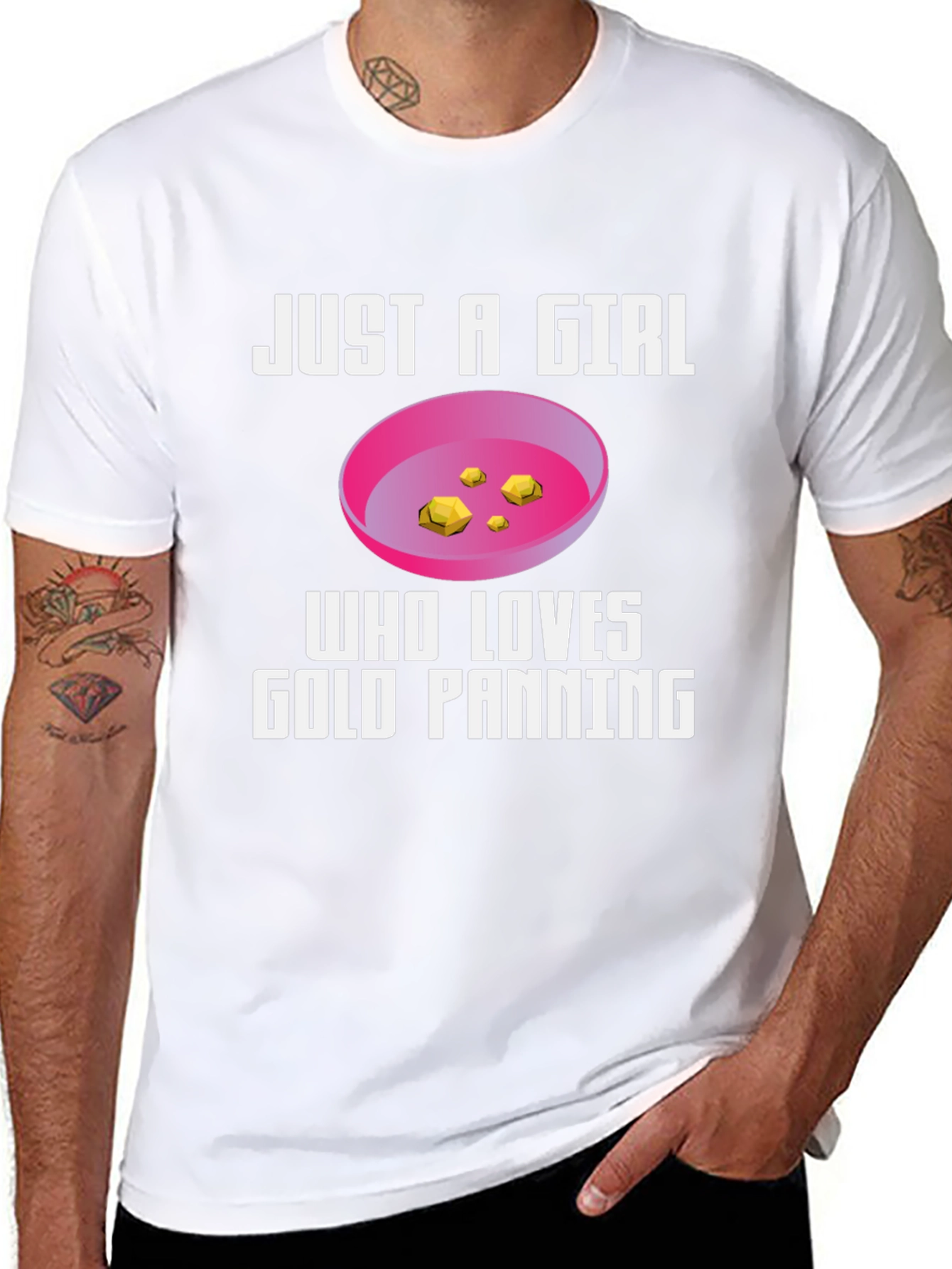 Just A Girl Who Loves Gold Panning T-Shirt