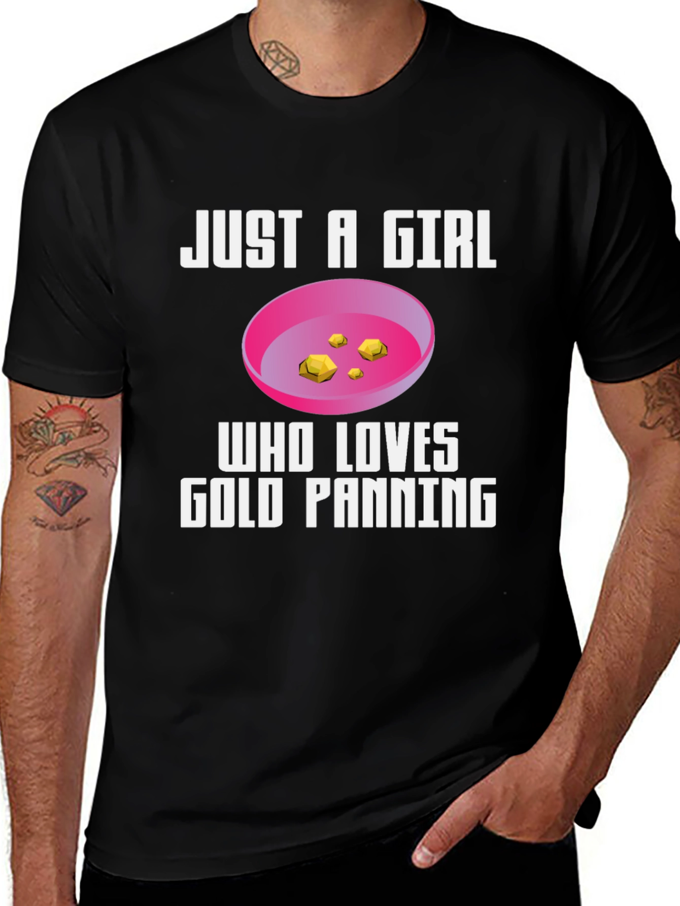 Just A Girl Who Loves Gold Panning T-Shirt