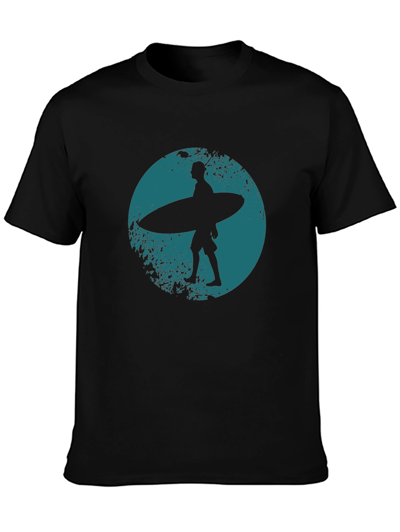 Surfer Silhouette Graphic Tee