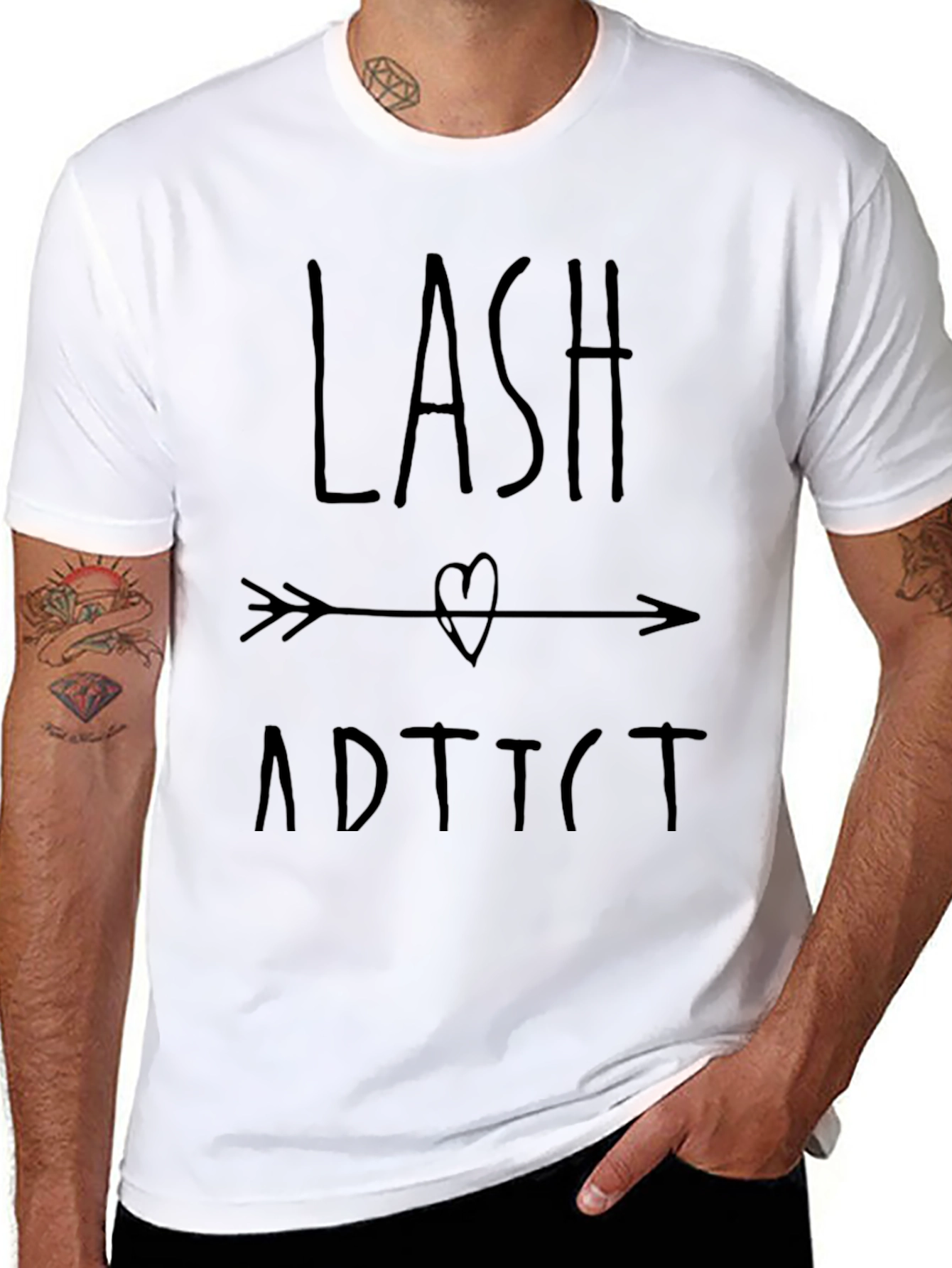 Lash Addict Graphic Tee - Unisex Cotton T-Shirt