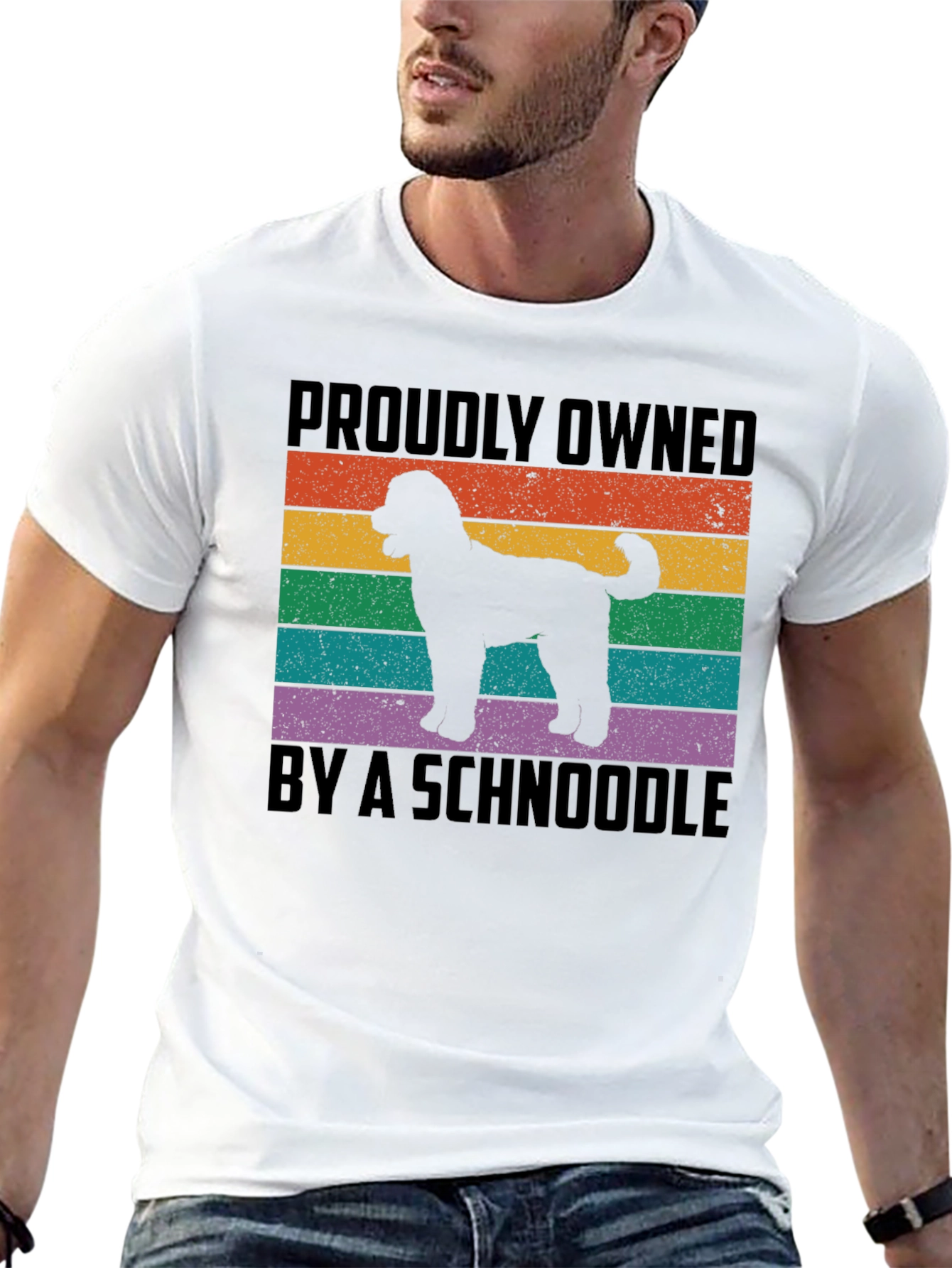 Proudly Owned By A Schnoodle T-Shirt
