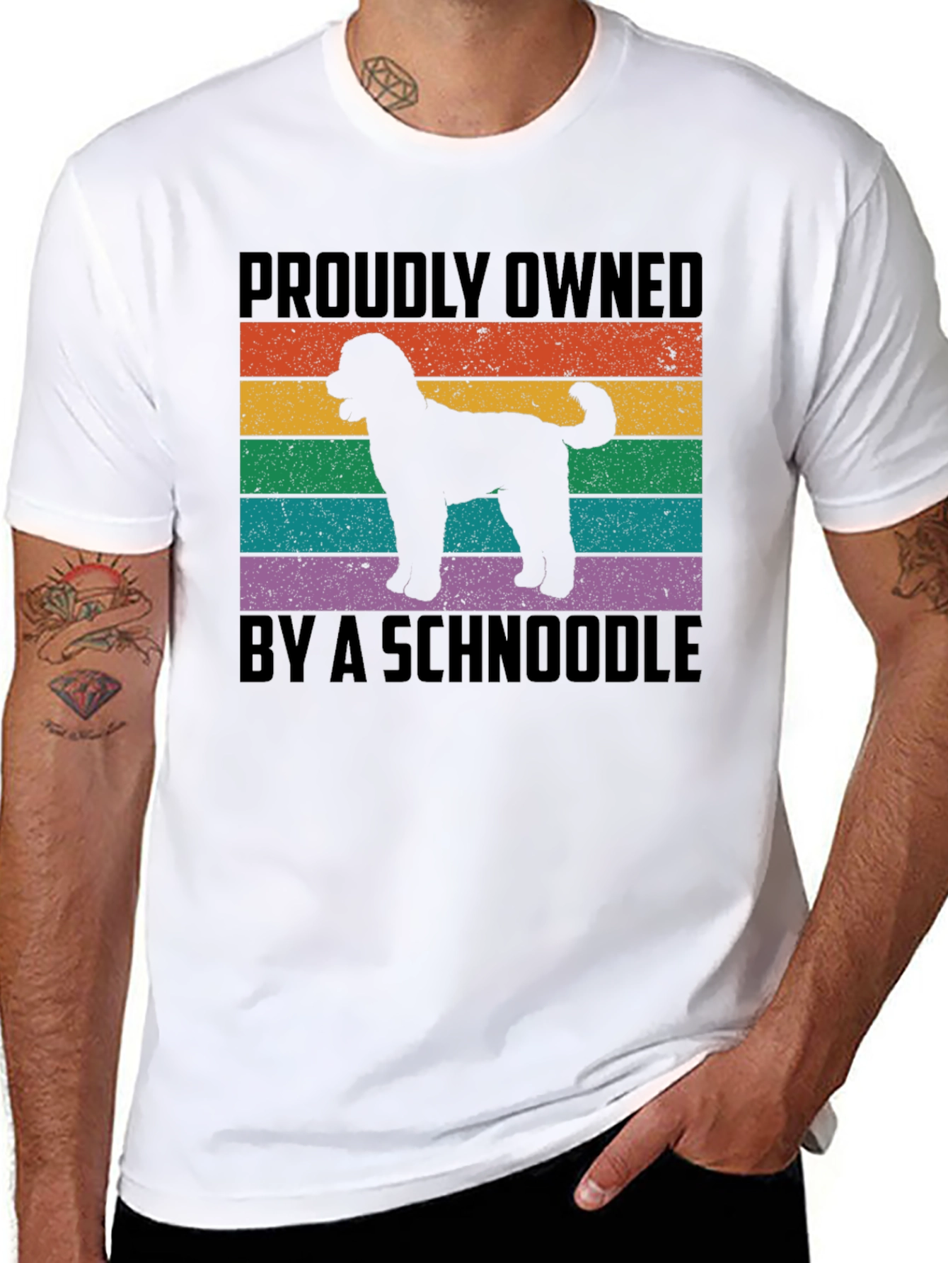 Proudly Owned By A Schnoodle T-Shirt