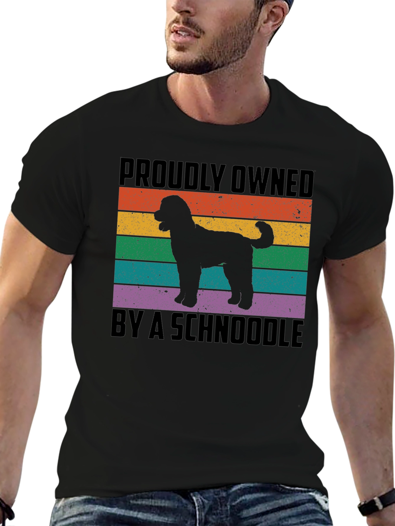 Proudly Owned By A Schnoodle T-Shirt
