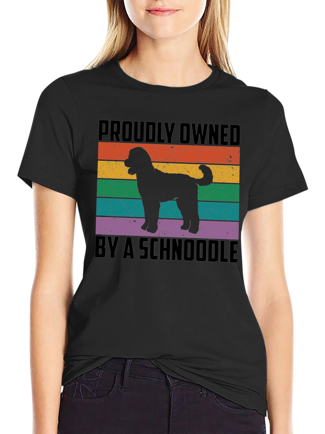 Proudly Owned By A Schnoodle T-Shirt