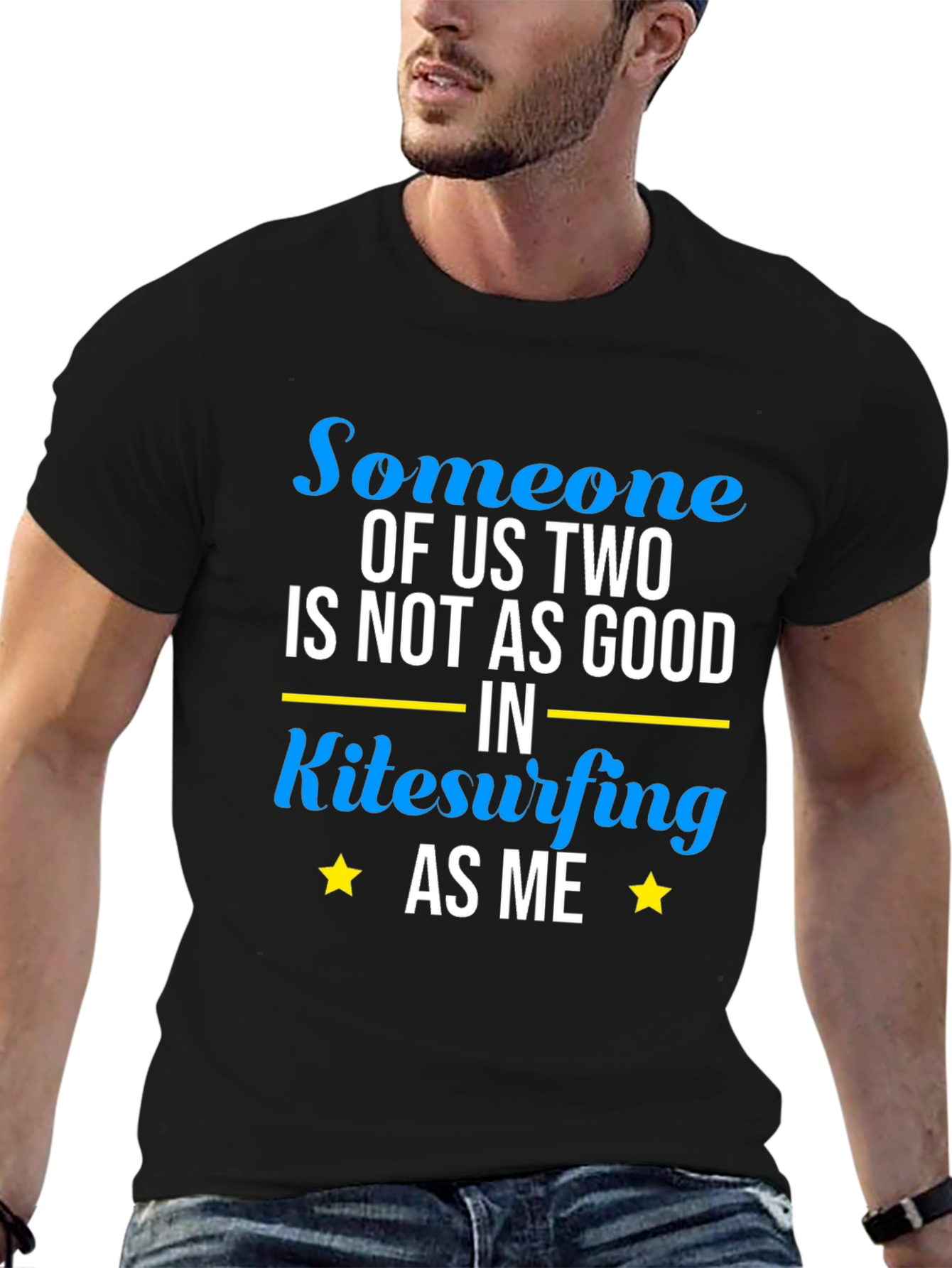 Kitesurfing T-Shirt - Someone of Us Two Design