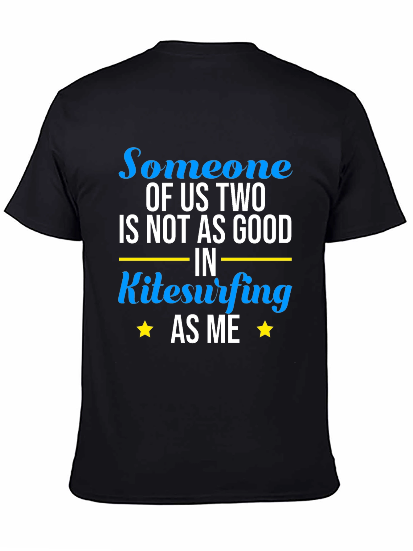 Kitesurfing T-Shirt - Someone of Us Two Design