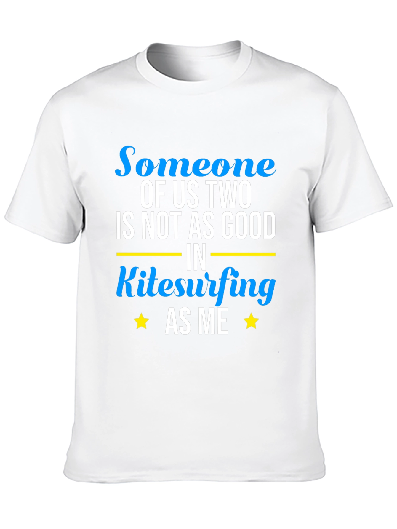 Kitesurfing T-Shirt - Someone of Us Two Design
