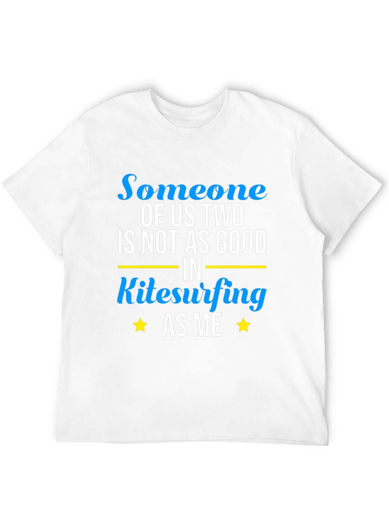 Kitesurfing T-Shirt - Someone of Us Two Design