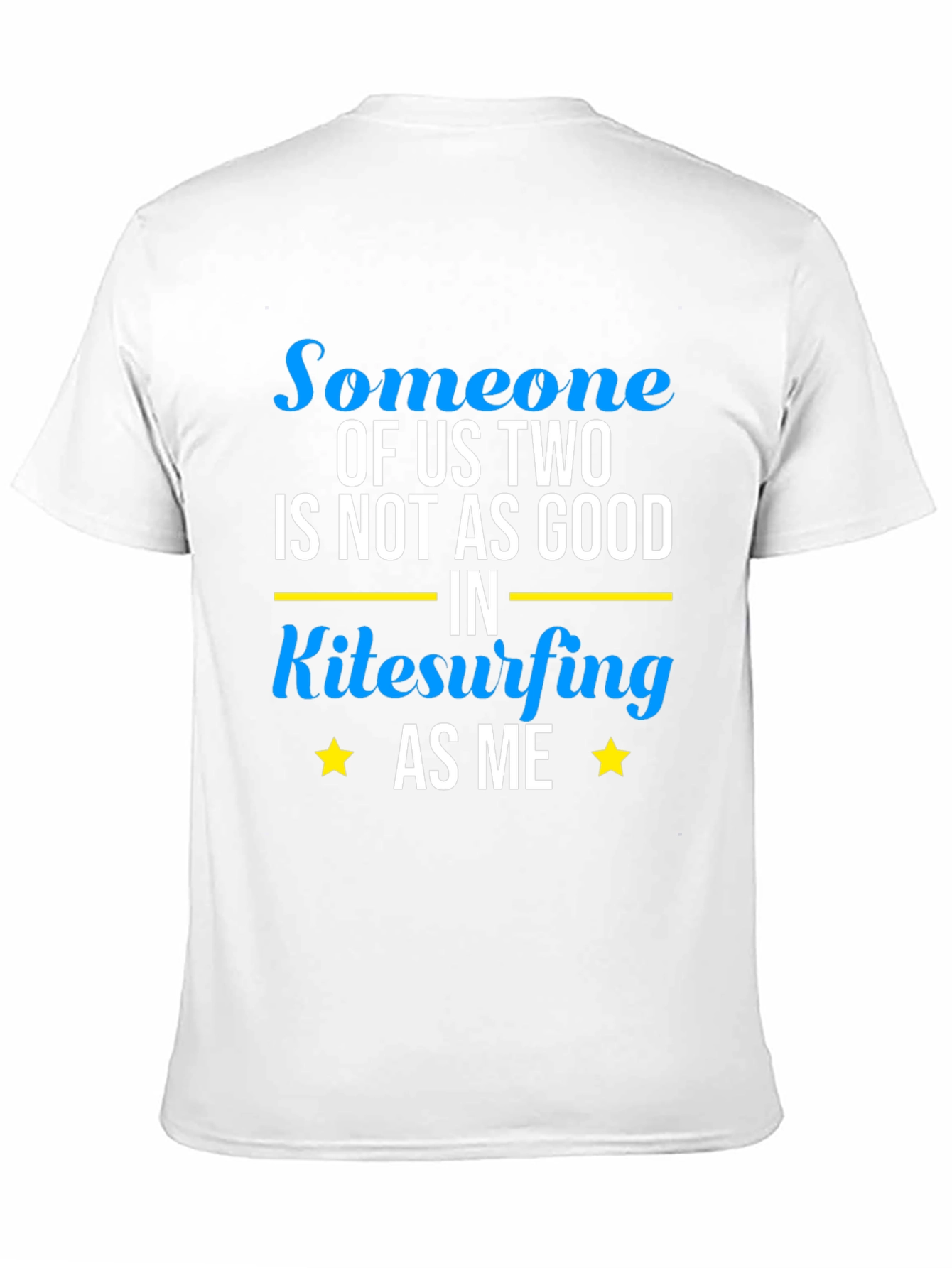Kitesurfing T-Shirt - Someone of Us Two Design