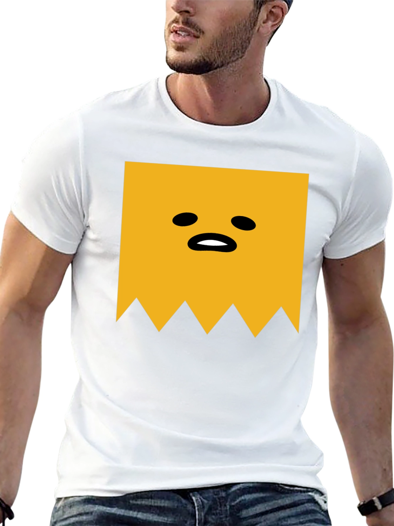 Gudetama Inspired T-Shirt - Lazy Egg Graphic Tee