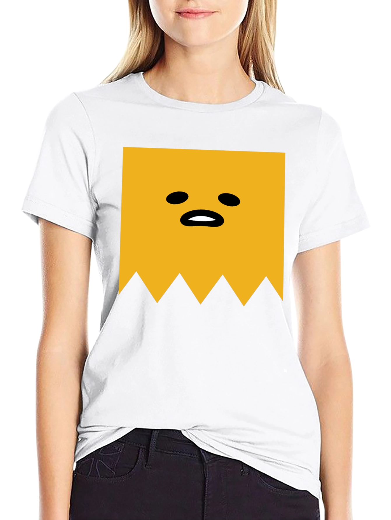 Gudetama Inspired T-Shirt - Lazy Egg Graphic Tee