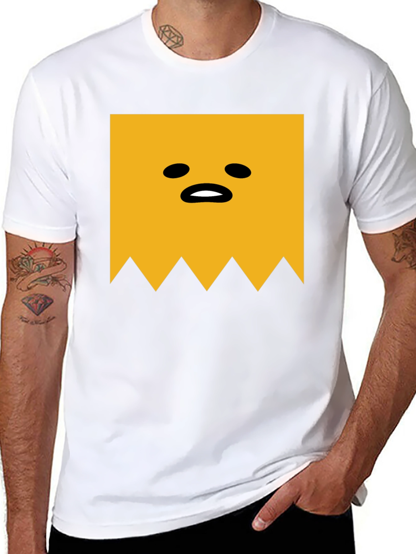 Gudetama Inspired T-Shirt - Lazy Egg Graphic Tee