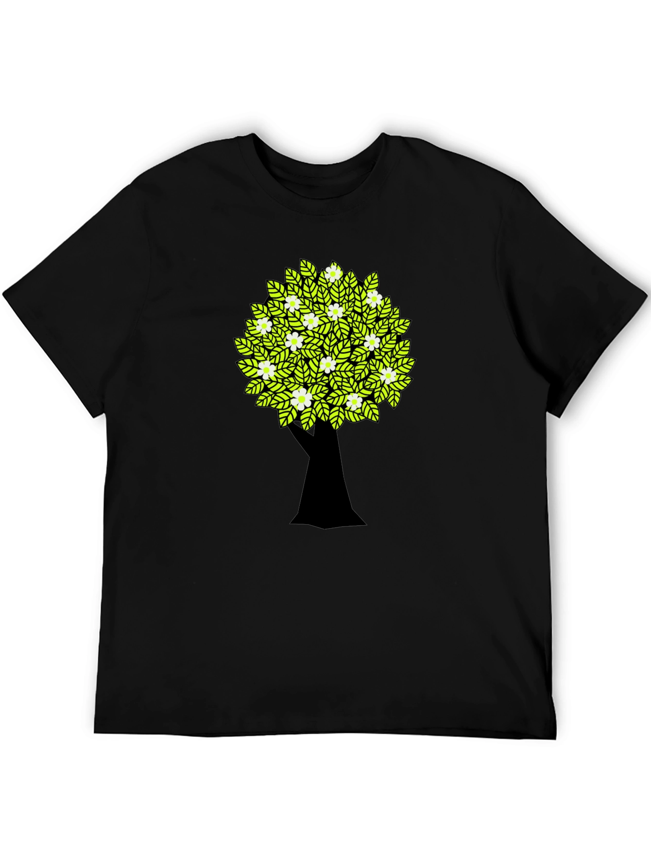 Tree Graphic Black T-Shirt
